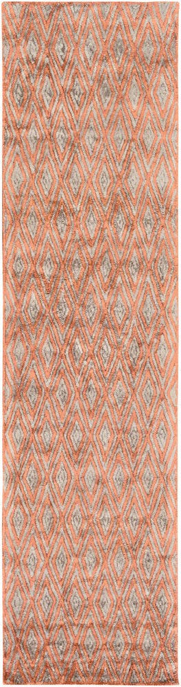 OTTO RUG: APRICOT, TAUPE