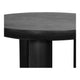 ROCCA 51''RD BLACK CONCRETE DINING TABLE