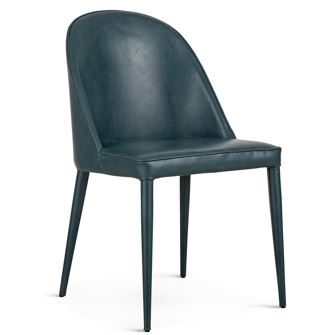 ROSCOE LEATHERETTE DINING CHAIRS | SET OF 2