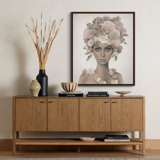 "SHE COMES IN COLORS" CANVAS ART