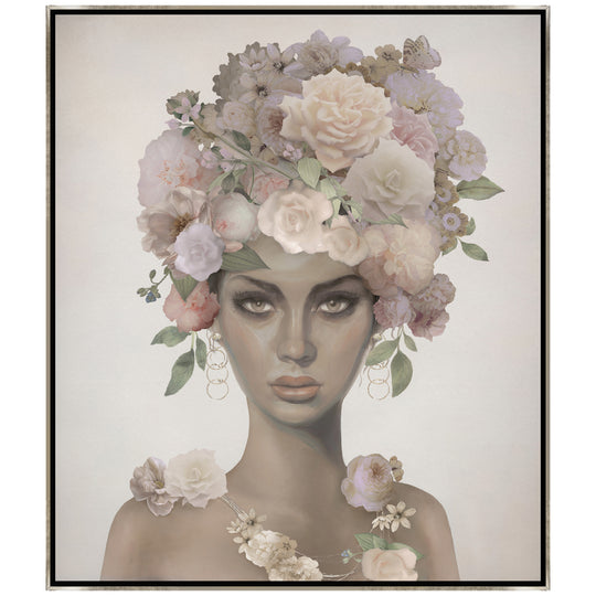 "SHE COMES IN COLORS" CANVAS ART