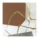 "SPECULATE" GOLD EMBELLISHED GLASS FRAMED ABSTRACT PRINT