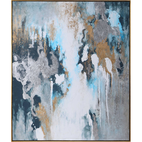 "STORMY SEAS" TEXTURED HAND PAINTING ON CANVAS