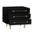 STRIDE BLACK LACQUER NIGHTSTAND