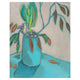"TEAL TABLE PLANTS" CANVAS ART