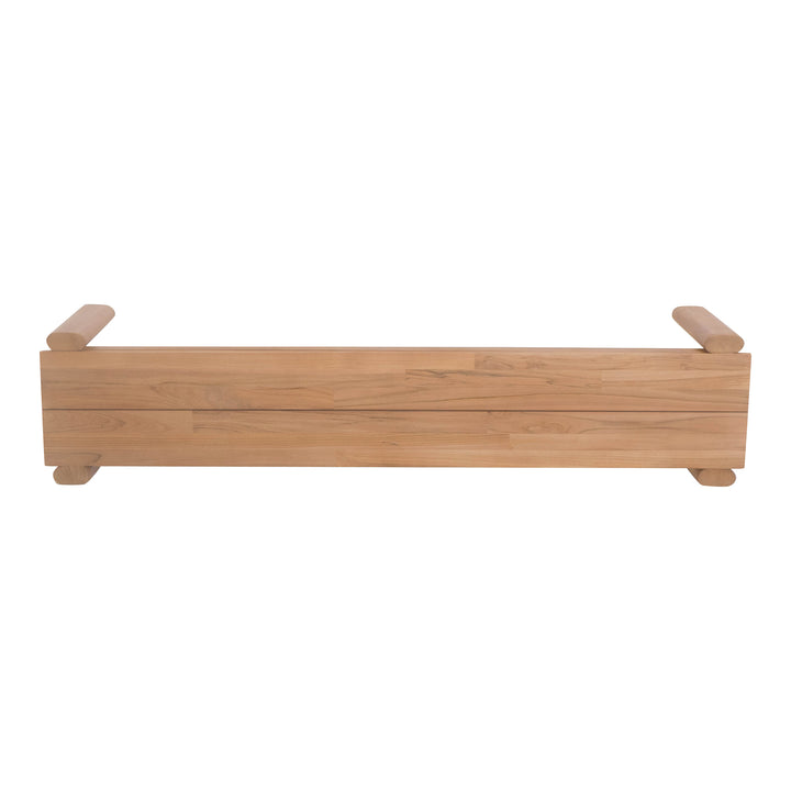 TEMPO NATURAL TEAK OUTDOOR DINING BENCH