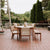 TEMPO NATURAL TEAK OUTDOOR DINING TABLE
