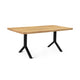 TREK DINING TABLE: HONEY OAK