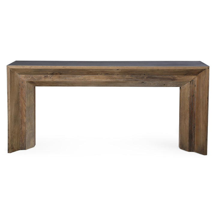 VAIL RECLAIMED ELM WOOD CONSOLE TABLE