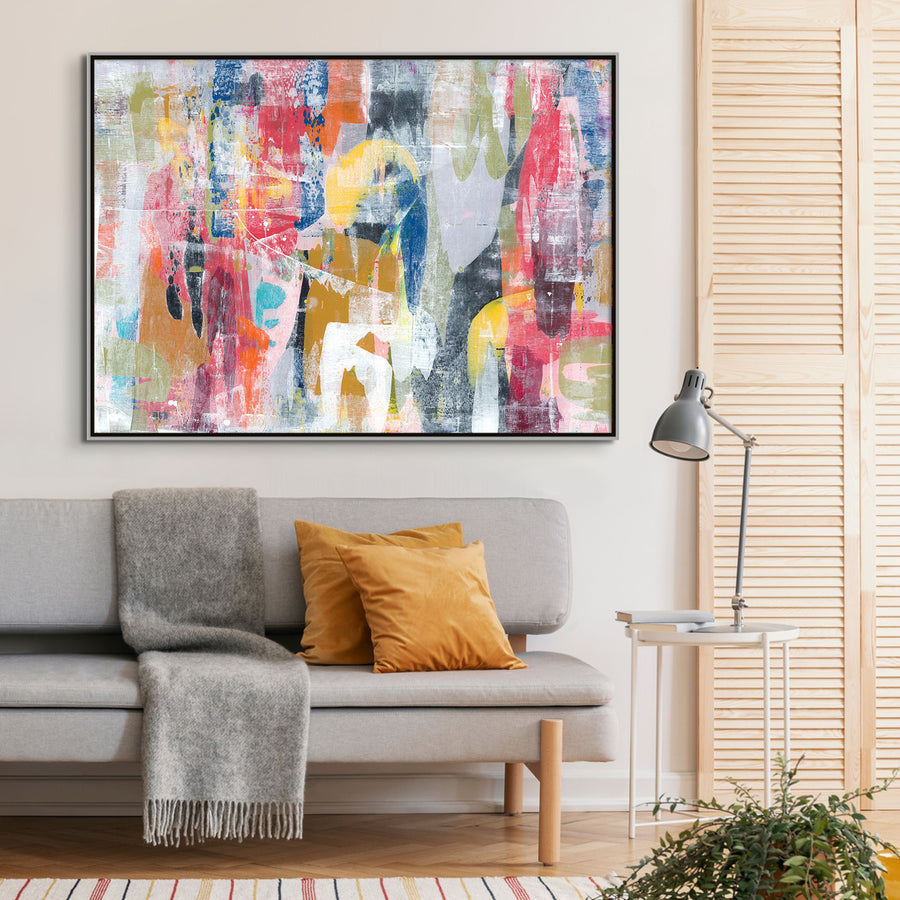 "VARIETAL COLORS IN MOTION I" CANVAS ART