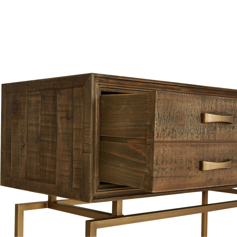 ARISTOCRAT RECLAIMED WOOD CONSOLE TABLE