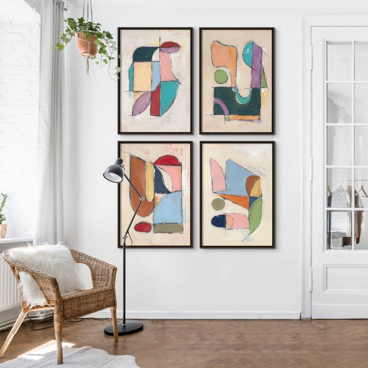 "WHIMSICAL PUZZLE" CANVAS ART SERIES