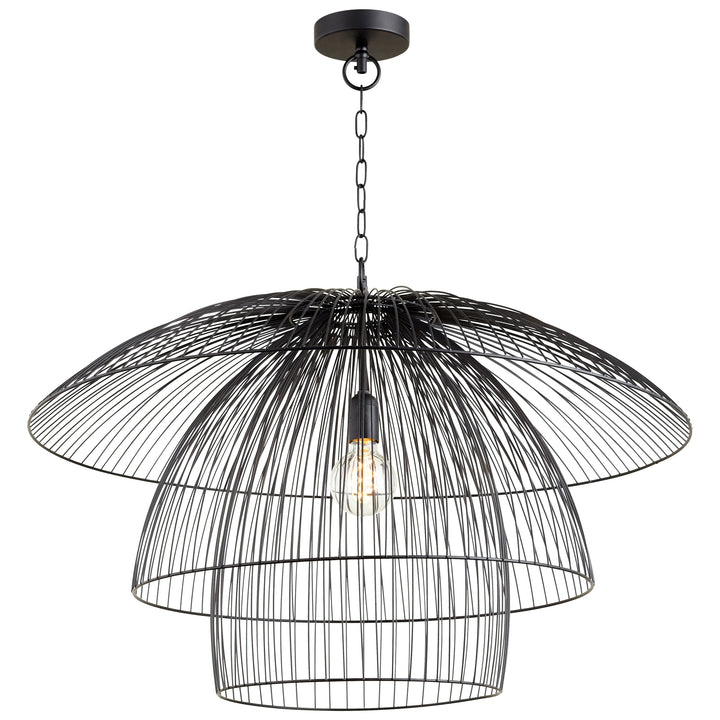 WIRED METAL CANOPY PENDANT