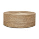 WOVEN BANANA LEAF ROUND COFFEE TABLE