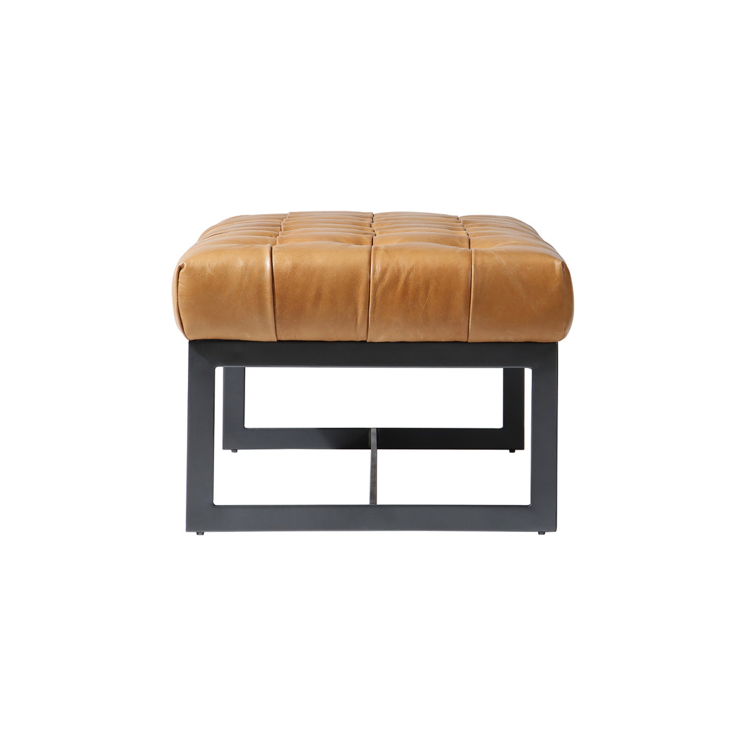 Leather Butterscotch Bench