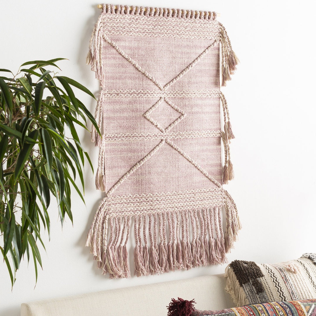 LALA PALE PINK WALL TAPESTRY